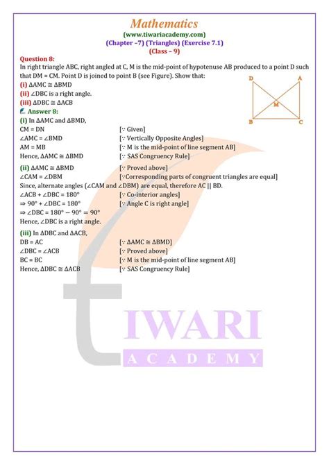 Image result for Maths Class 9 Exercise 7.4 5 Question