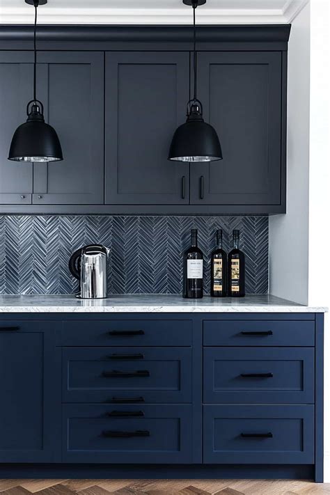 62 Gorgeous Navy Blue Kitchen Cabinets (for Every Style)