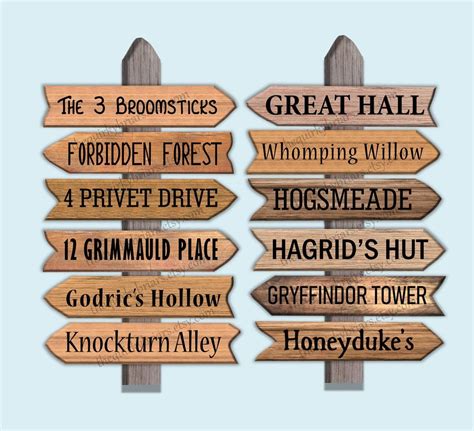 Printable Harry Potter Signs