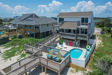 Oak Island Vacation Rental | Amazing 4 BR Oceanfront Home w Pool. Dog ...