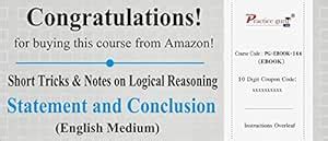 Practice Guru Short Tricks and Notes on Logical Reasoning - Statement ...