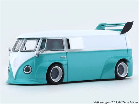 Volkswagen T1 Blue DX 1:64 Time Micro diecast scale model collectible ...
