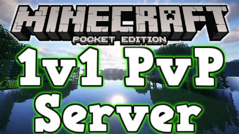 Minecraft PE 1vs1 Server!