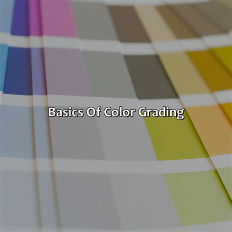 Image result for Color Grading Basics