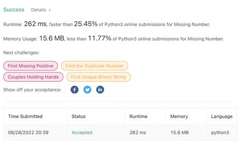 268 Missing Number Java 的图像结果