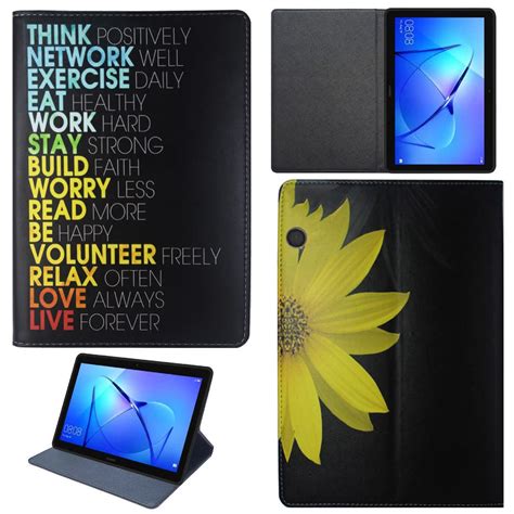 Zaoma Printed Flip Flap Case Cover Compatible for Huawei MediaPad T3 10 ...