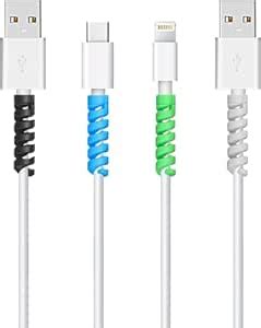 STRIFF 25 Pieces Highly Flexible Silicone Cable Protectors, Charger ...