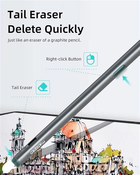 Metapen Stylus Pen M2 - 4096 Finest Control, Eraser India | Ubuy