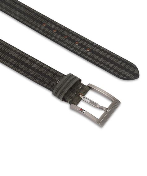 GIL Casual Men's Leather Belt | Top-Grain | 3-D Embossed | G-1277