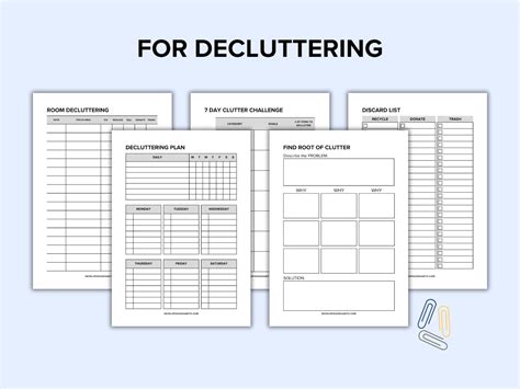 Image result for Decluttering Checklist Free Printable