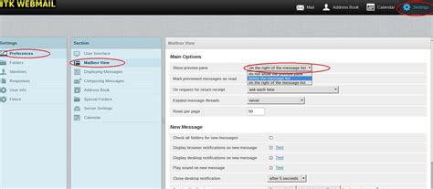 Roundcube webmail features (old)