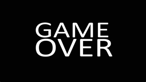 Image result for Game Over Animation