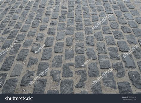 Perspective Old Stone Floor Texture Photo Stock Photo 571588132 ...