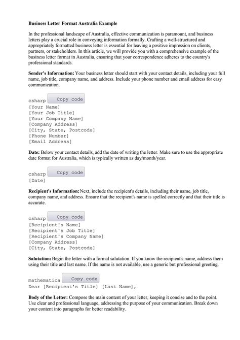 Professional Business Letter 的图像结果