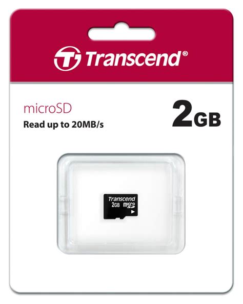 TS2GUSDC Transcend | Transcend 2 GB MicroSD microSD | 758-2584 | RS