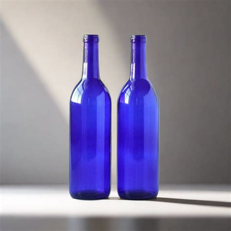 Empty Blue Wine Bottles, 750ml - DIY Projects, Décor and Bottle Trees ...