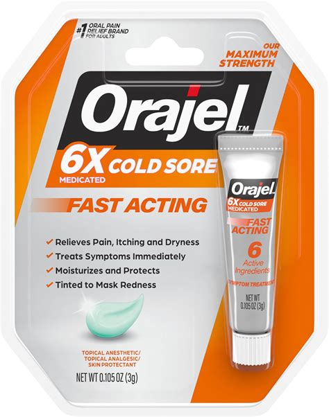 Amazon.com: Orajel Orajel Mouth Sore Pain Relief Gel, 0.18 oz : Health ...