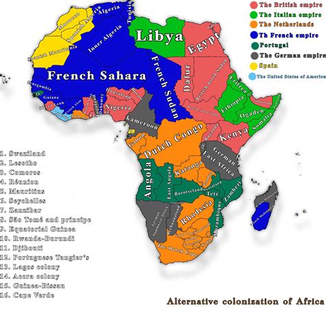 Colonization Of Africa Map
