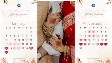 Best Marriage Dates of Jan-Feb 2027 as per Hindu Panchang