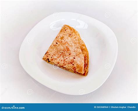 Paratha Indian Pakistani Layered Wheat Atta Fried Flatbread Traditional ...