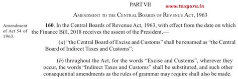 CBEC renamed central board of indirect taxes and customs (CBIC)