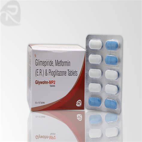 GLYWOHN-MP2 Tablets RIYADH PHARMACEUTICALS