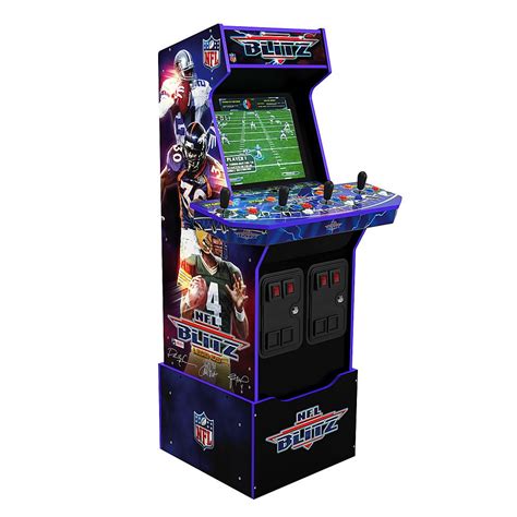 Arcade1Up NFL Blitz Arcade with Riser and Lit Marquee Multi NFL-A ...