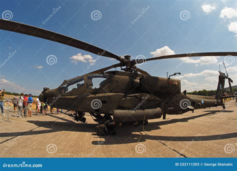 APACHE-AH64A HELICOPTER - ATHENS FLYING WEEK GREECE Editorial Stock ...