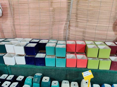 Ceramic Pot: "Four Square" 4” – Growing Green