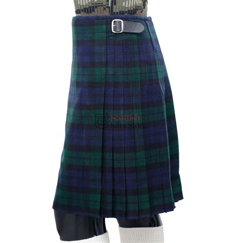 Scottish Black Watch Tartan Kilt
