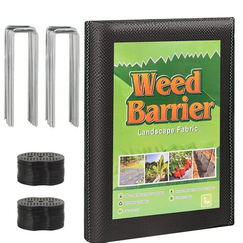 Buy BEGONDIS Heavy Duty Weed Control Membrane with Garden Pegs- Premium ...