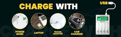 ENVIE® (ECR11MC) SprintX Ultra Fast Charger for Rechargeable Batteries ...