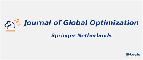 Journal of Global Optimization - Springer - Impact Factor | S-Logix
