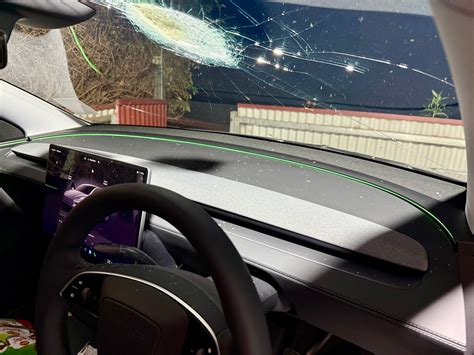Tesla Model Y Driving on FSD Survives a Meteorite Impact on Its ...