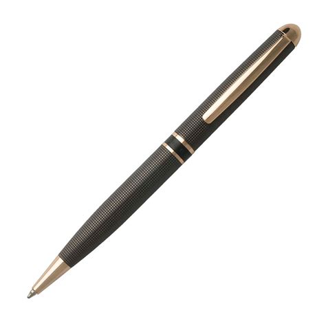 Hugo Boss Grid Ball Pen, Grey – Makoba