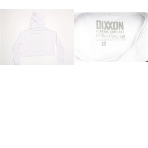 DIXXON Flannel Company Woman's Small White Cut Off... - Depop