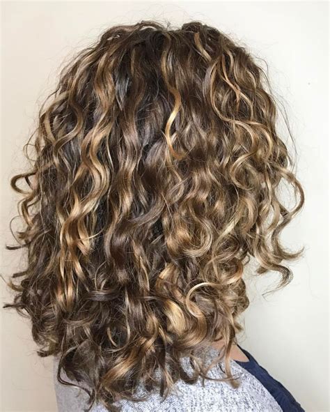 List 103+ Pictures Curly Brown Hair With Highlights Pictures Completed