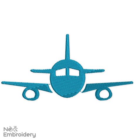 Boeing Silhouette Embroidery Design - NextEmbroidery - Silhouette Monogram Designs