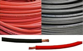 8 Gauge 8 AWG 20 Feet Black + 20 Feet Red (40 Feet Total) Welding ...