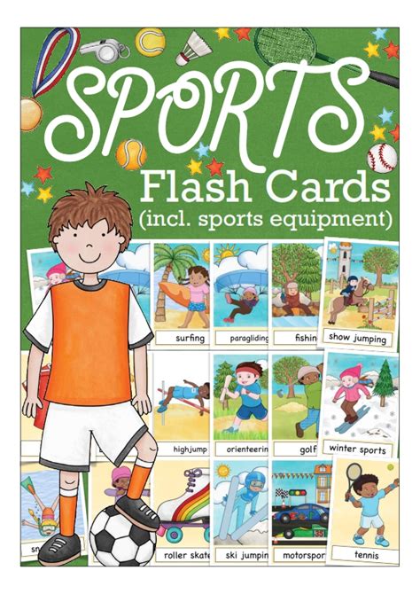 Sports Flash Cards 的图像结果