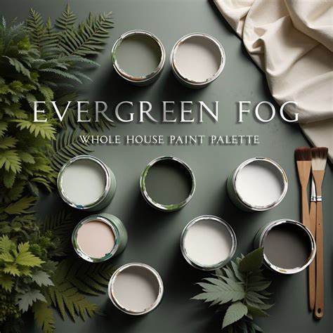 Evergreen Fog Exterior Color Palette