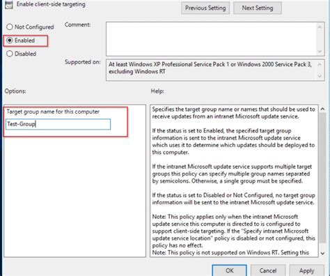 Image result for Point Client Computer to WSUS Server