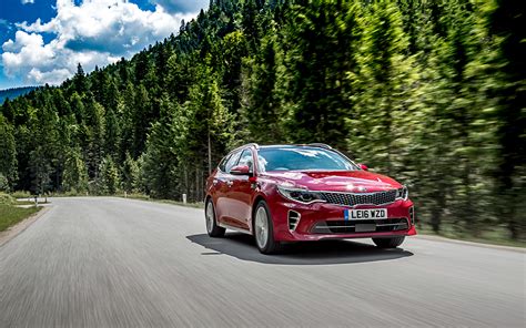 Fondos de Pantalla 1920x1200 KIA 2016 Optima Sportswagon GT Line Rojo Metálico Movimiento Coches ...