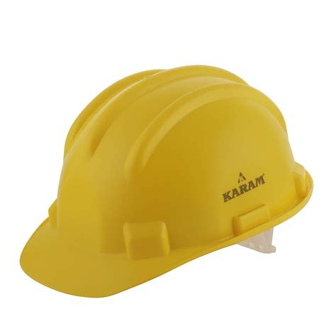 Karam ISI Certified Industrial Safety Helmet with Plastic Cradle ...