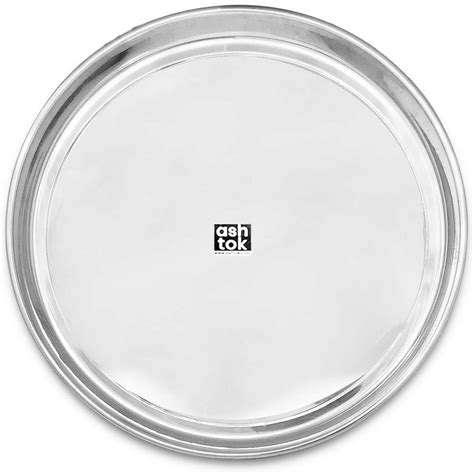 Buy Stainless Steel Mandi Plates set | Dinner Plates – Ashtok