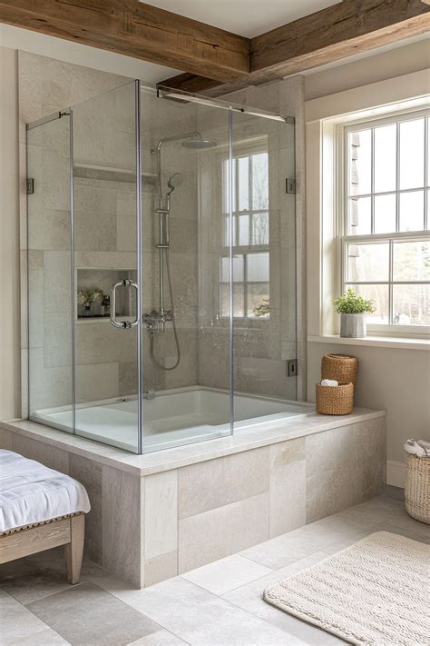 Genius Walk in Shower with Tub Inside: Space-Saving Solutions | Shower ...