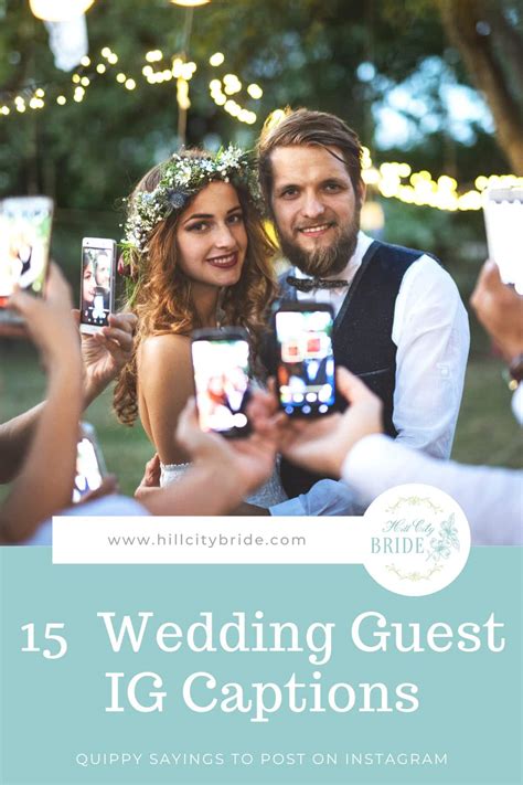 15 Brilliant Wedding Instagram Captions for Guests to Copy