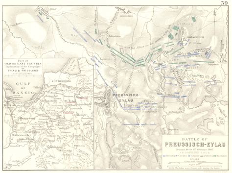 Battle of Preussisch-Eylau, Second sheet - evening of 7th February 1807 ...