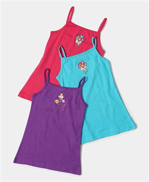 Buy Super Combed Cotton Rib Fabric Spot Printed Camisole with Regular ...