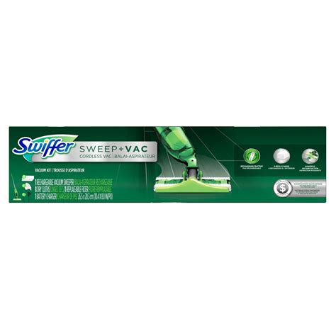 Swiffer Sweep & Vac Cordless Vacuum Kit, 8 Dry Pad Refills ...